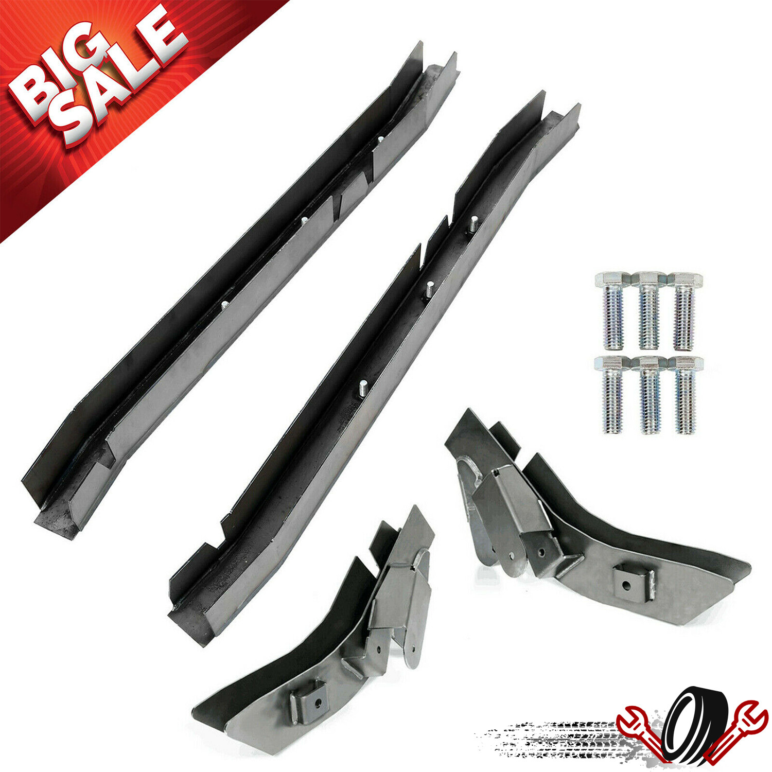 For 1997-2002 Jeep Wrangler TJ Rear Trail Control Arm & Skid Plate Repair Frame