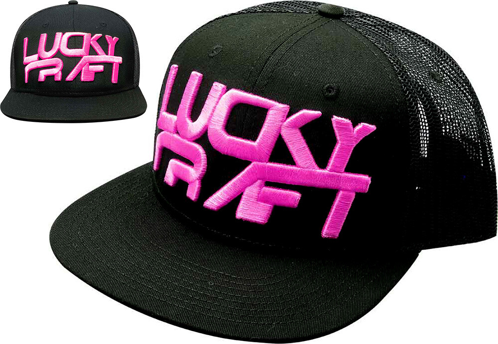 LUCKY CRAFT LC FLAT POP - Black and Pink .