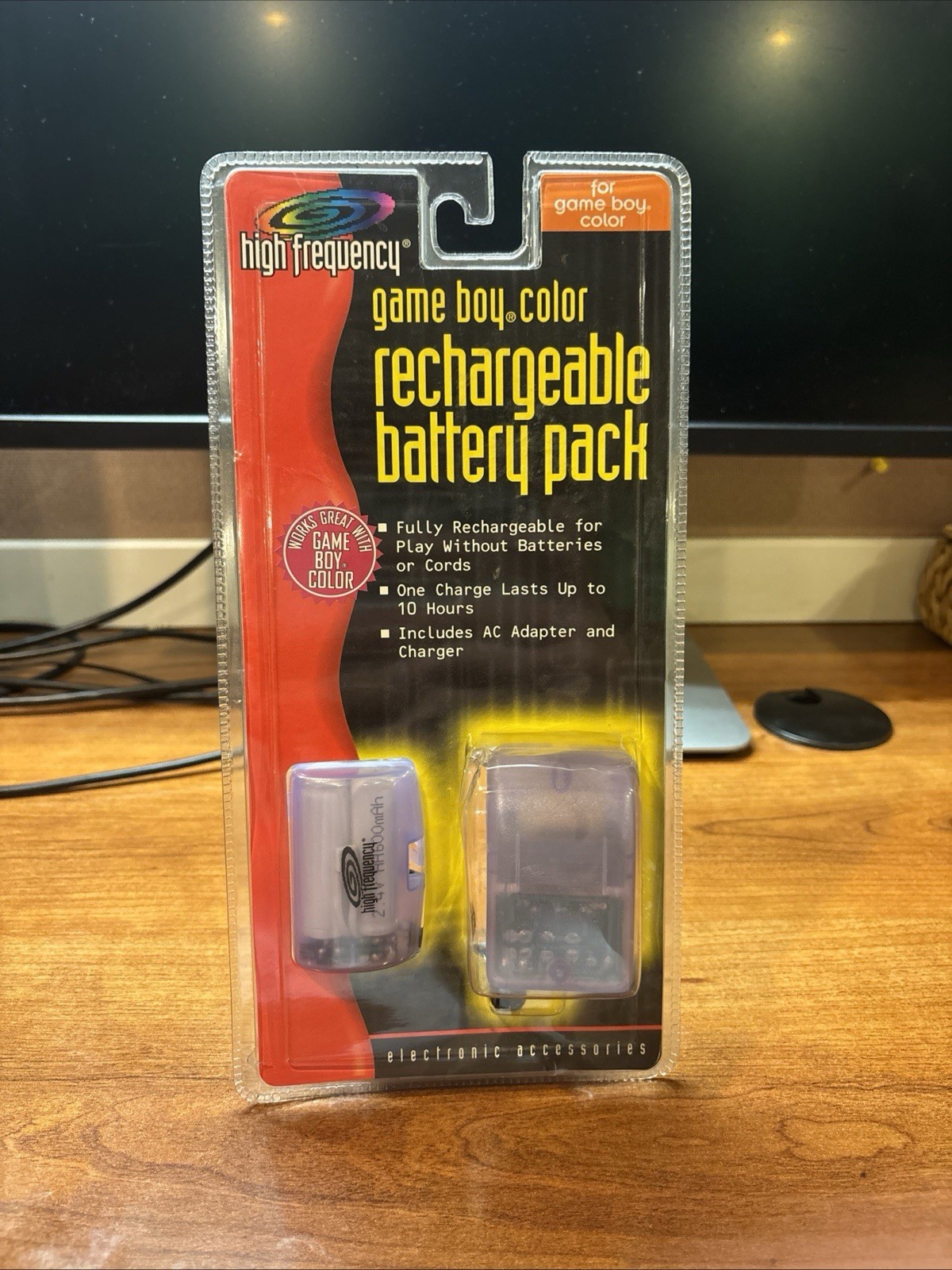 RARE Vintage 1998 High Frequency Gameboy Color RECHARGEABLE BATTERY PACK! NEW!