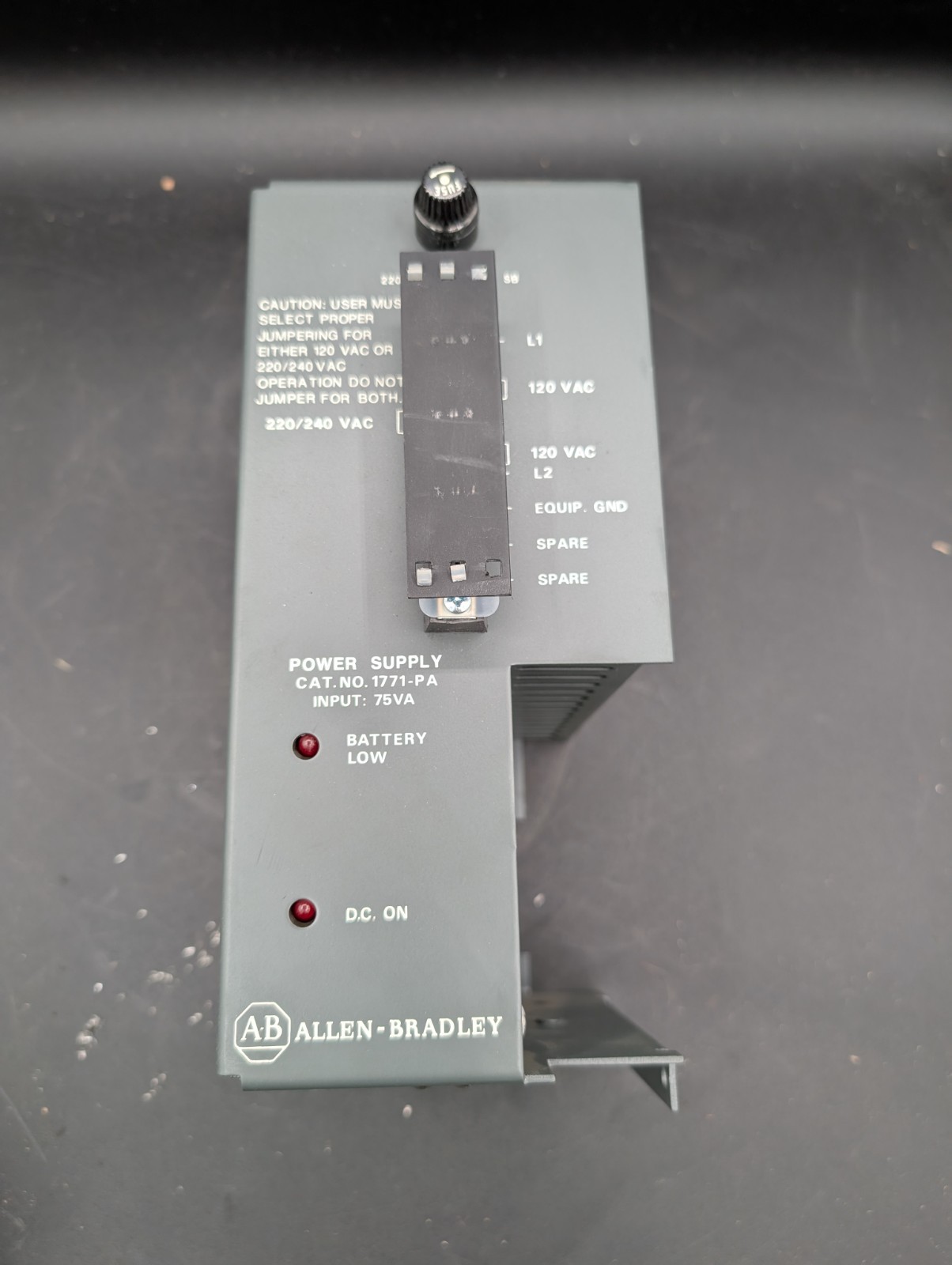 Allen-Bradley 1771-PA Power Supply Module For PLC5