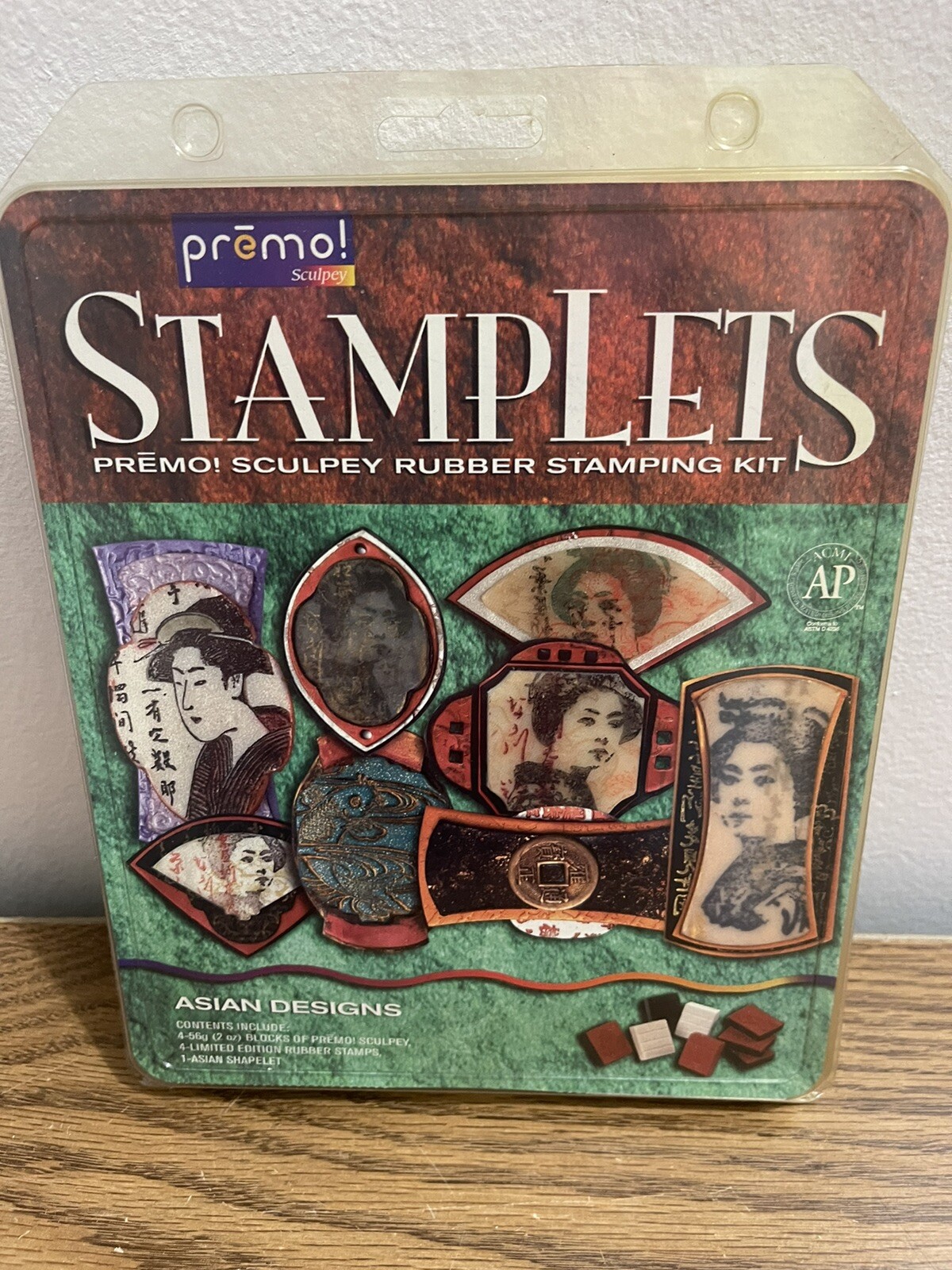 Samplers Sculpey Rubber Stamping Kit. Classic Designs by Premo! NEW!