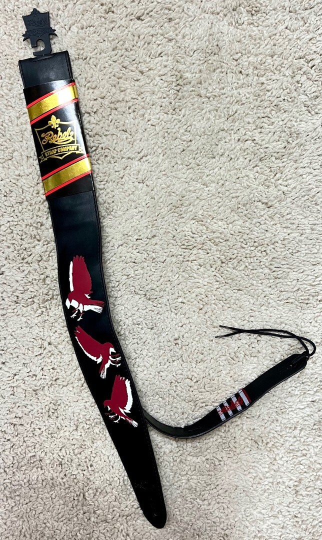 Rebel Strap Co. BIRDS Adjustable 2.5" Duralon Guitar Strap w/Flying Birds Design