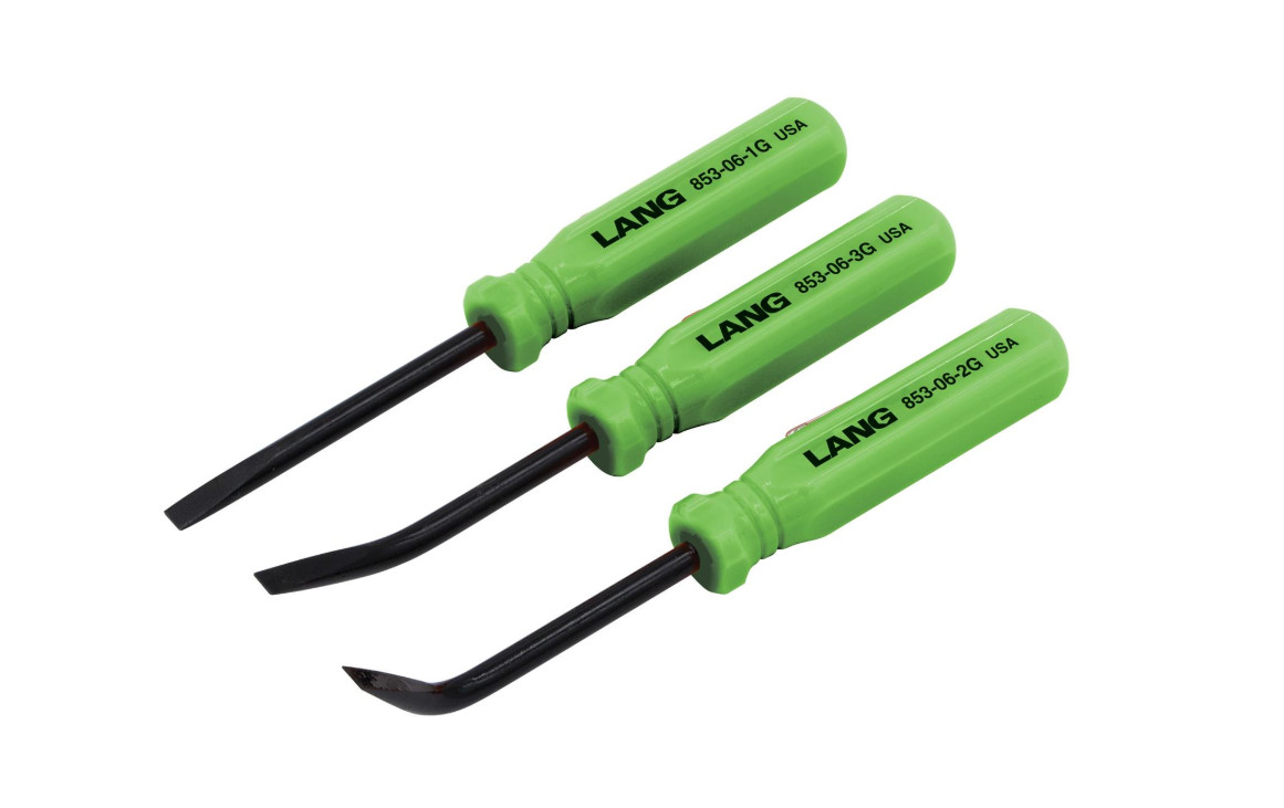 Lang Tools 853-06-3STG 3 Pc Mini Pocket Pry Bar Set