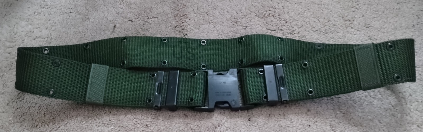 U.S. ARMY MILITARY Individual Equipment Nylon Belt Size Large