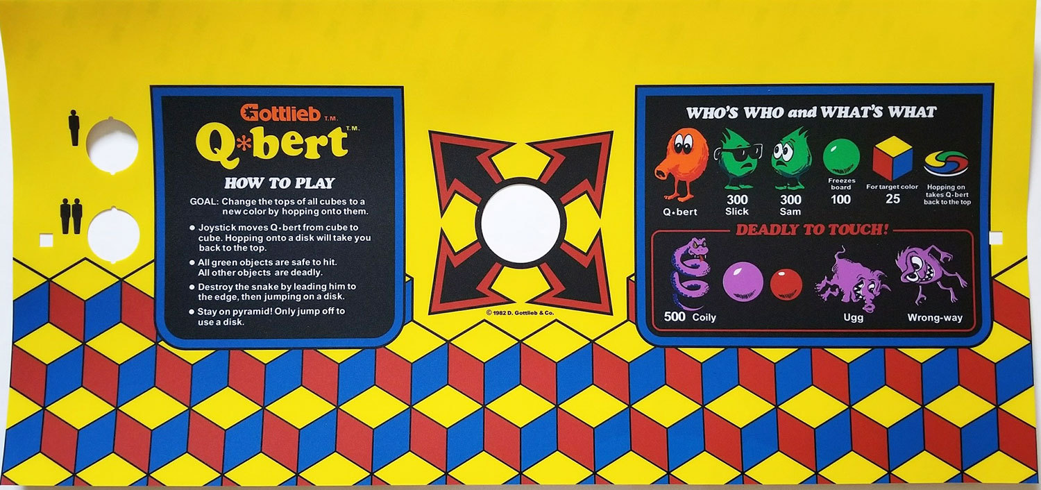QBERT CPO Screen Printed & Licensed - RARE - PA EXCLUSIVE!