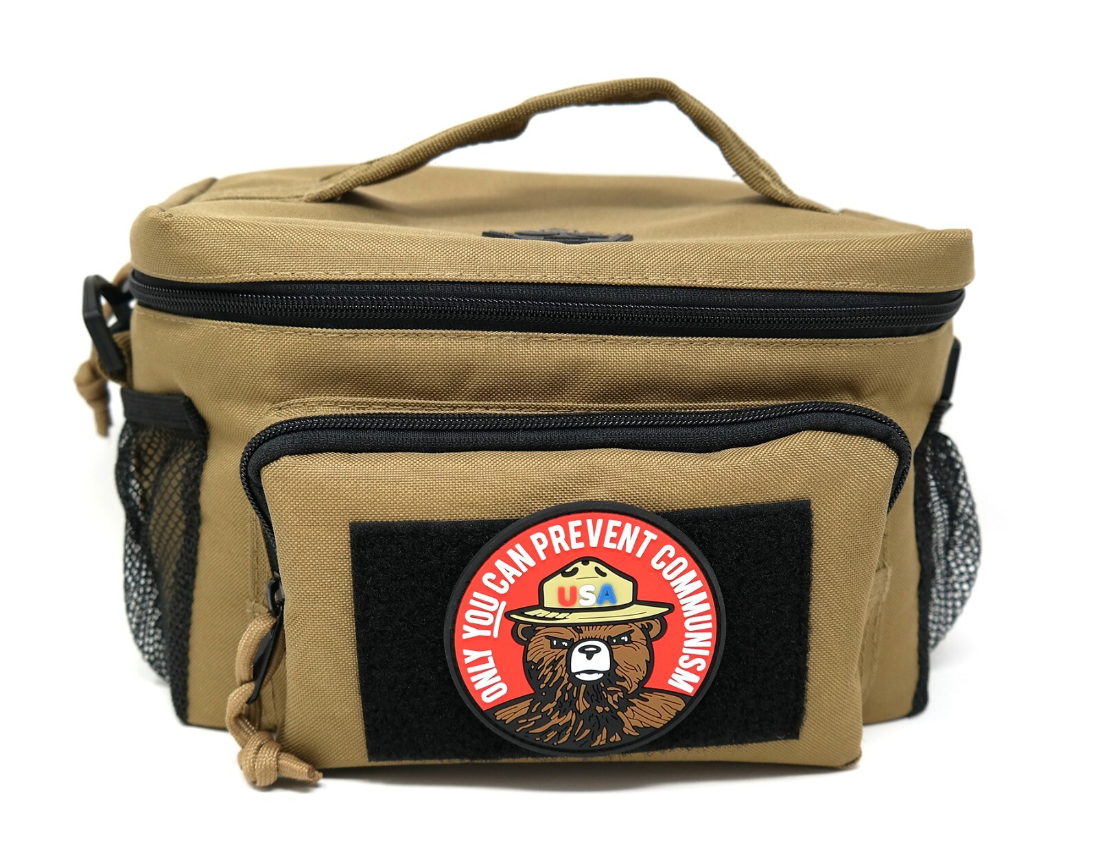 Only You Can Prevent Communism Bear Parody PVC Hook and Loop Patch