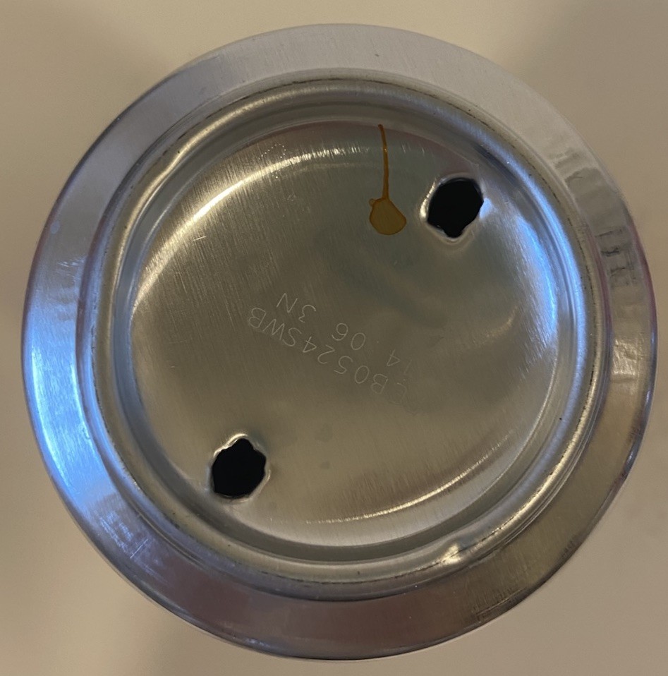 12 oz. SPRITE SODA CAN ( LYMONADE LEGACY ) EMPTY BOTTOM OPENED