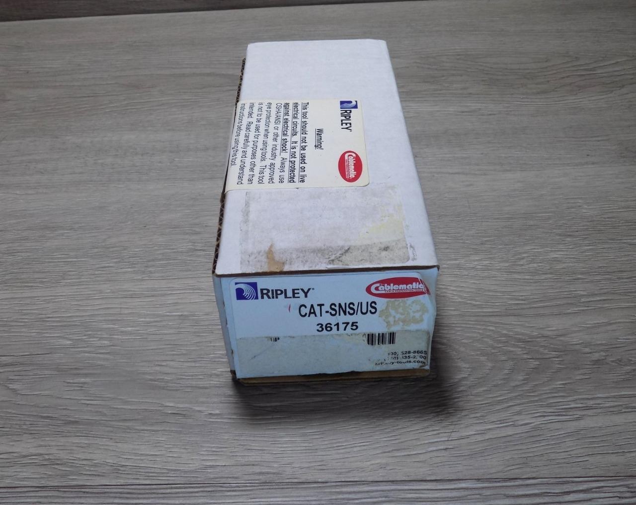 Ripley 36175 CAT-SNS/US Coax Cable Connector Compression Tool