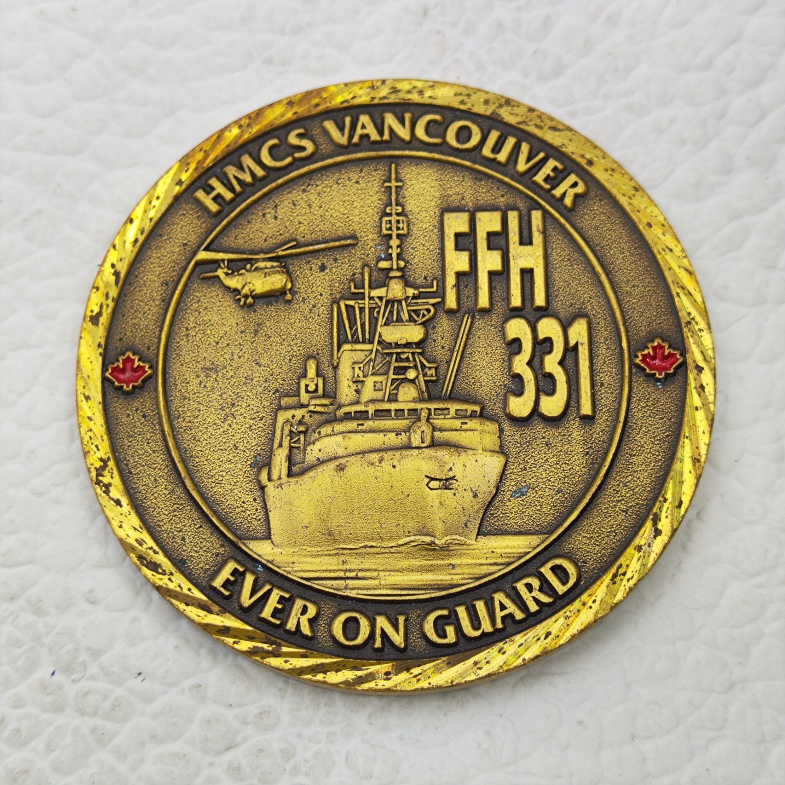 HMCS Vancouver FFH 331 Challenge Coin #1