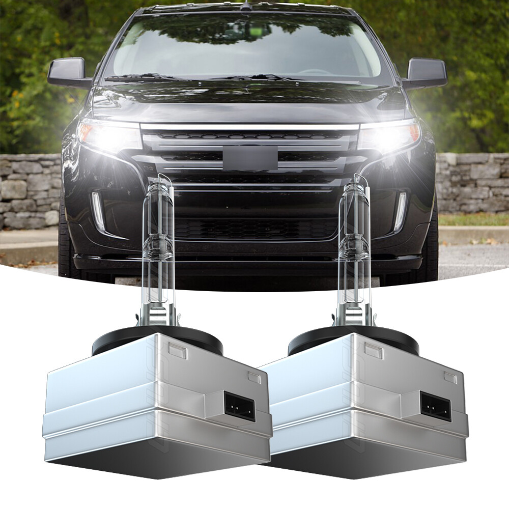 For Ford Edge 2011-2017 6000K Xenon HID Headlight Bulbs High & Low Beam Qty2