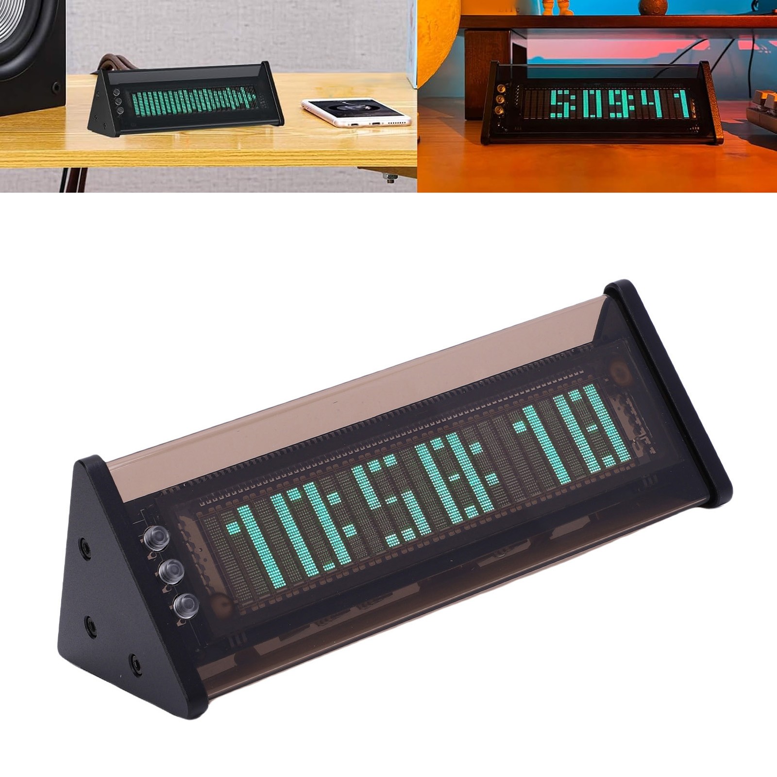 VFD Sound Spectrum Analyzer Music Spectrum Level Multifunctional For Home Studio