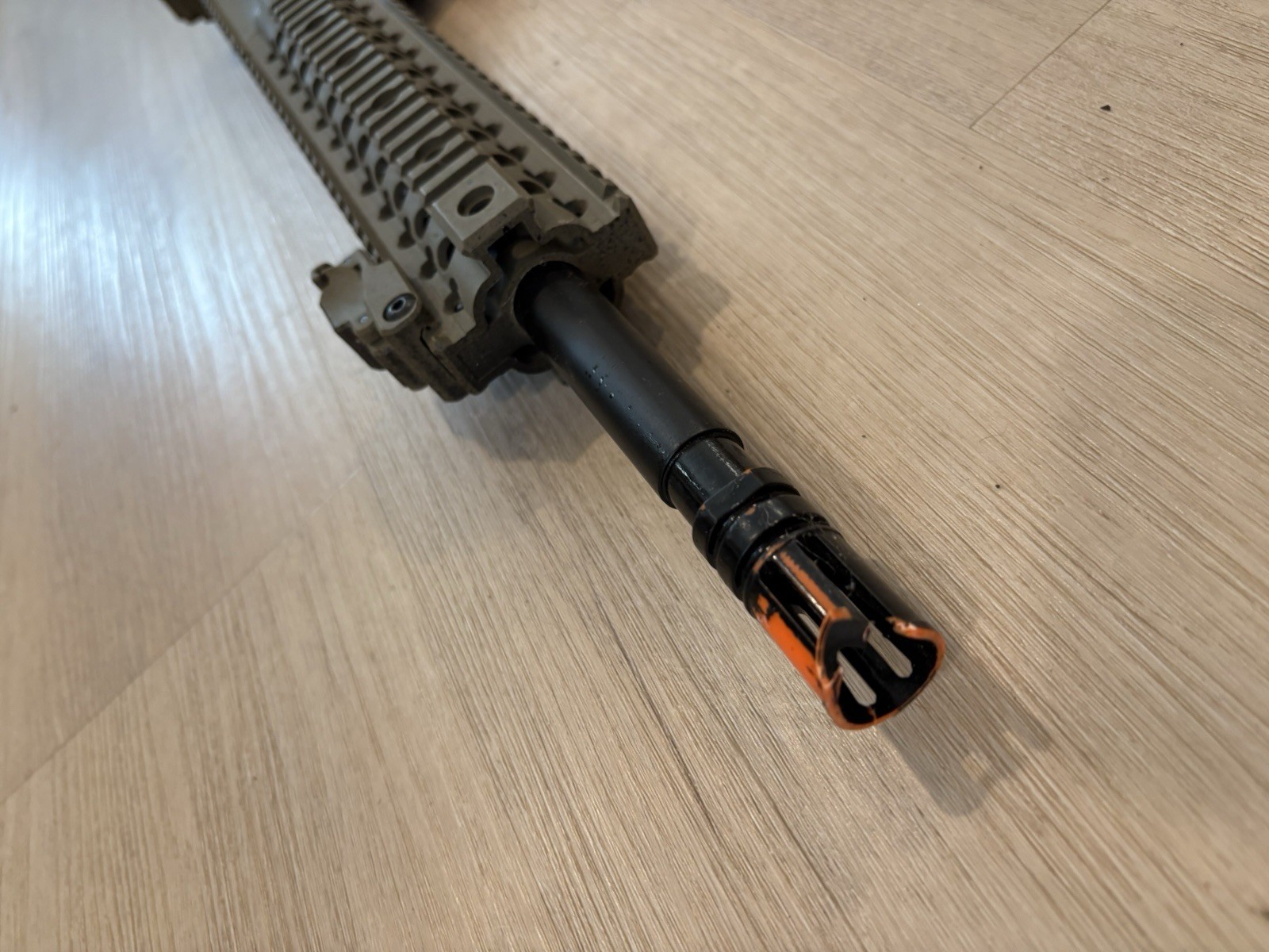 Lancer Tactical Polymer M4 SD Gen 2 AEG Airsoft Rifle - Tan (LT-15T-G2)