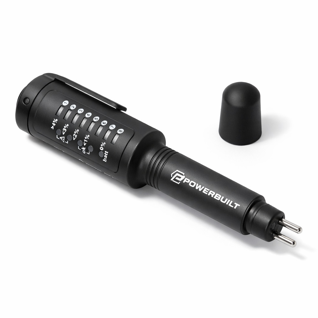 Powerbuilt Universal Brake Fluid Tester Pen with LED Indicator - 647766