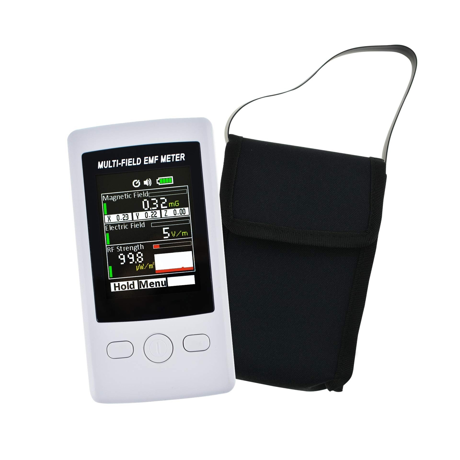 Multi-Field EMF Meter Pocket ELF RF Gauss Meter 2000mG Electromagnetic Electr...