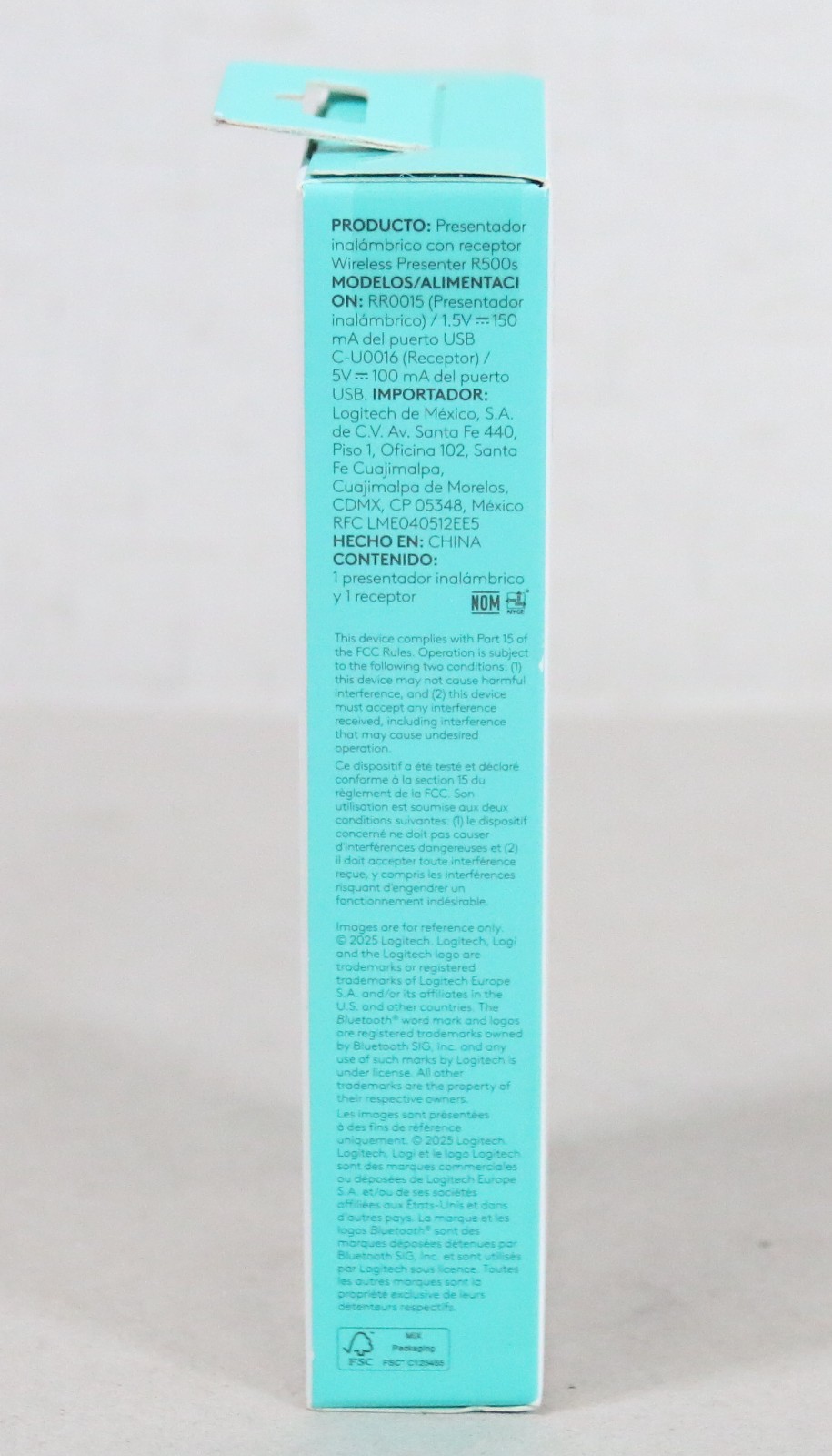 NEW Logitech R500s Laser Presentation Bluetooth and USB Remote Graphite