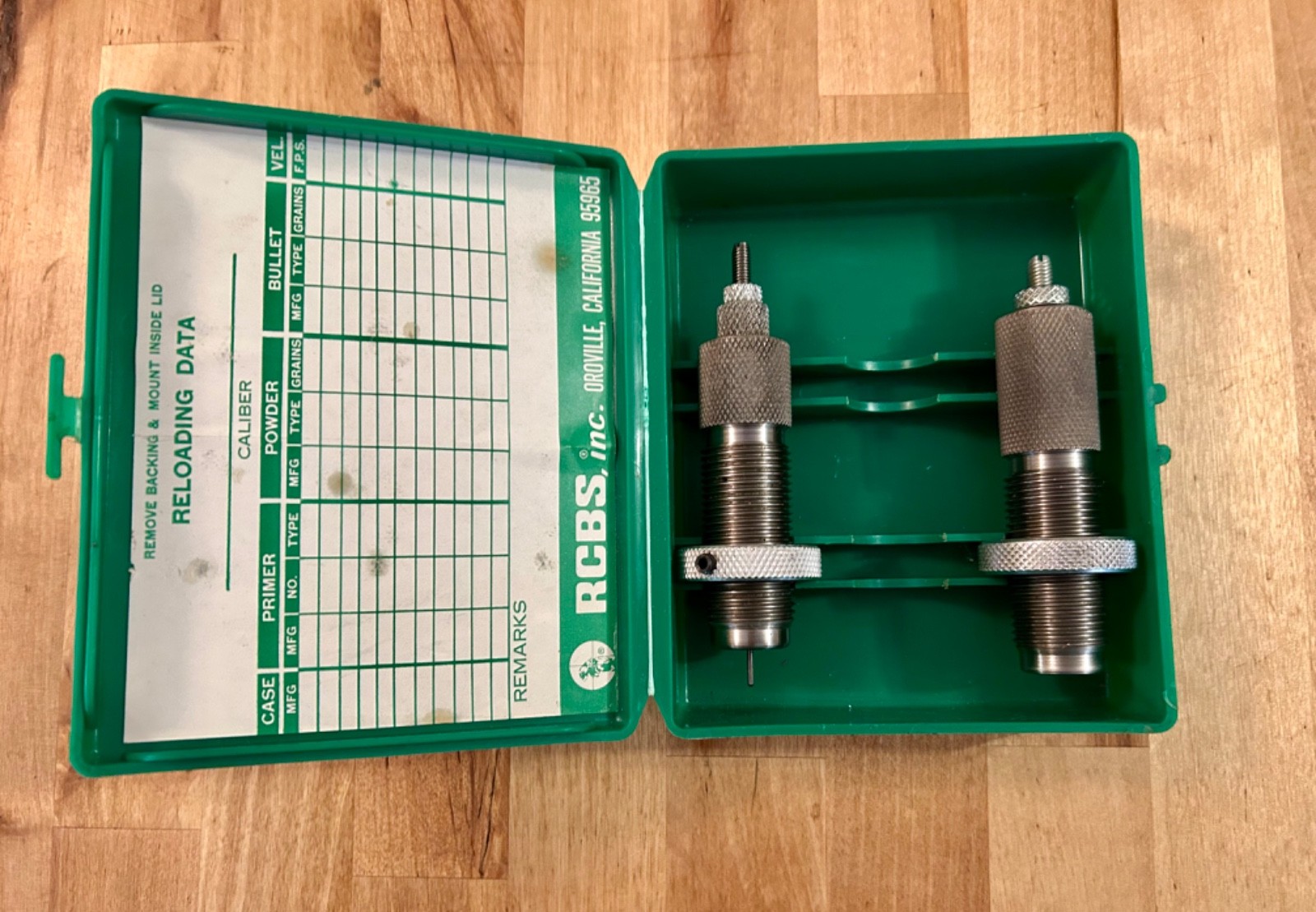 RCBS RELOADING DIES .220 Swift DIE SET #107011 Shell 11 With Case