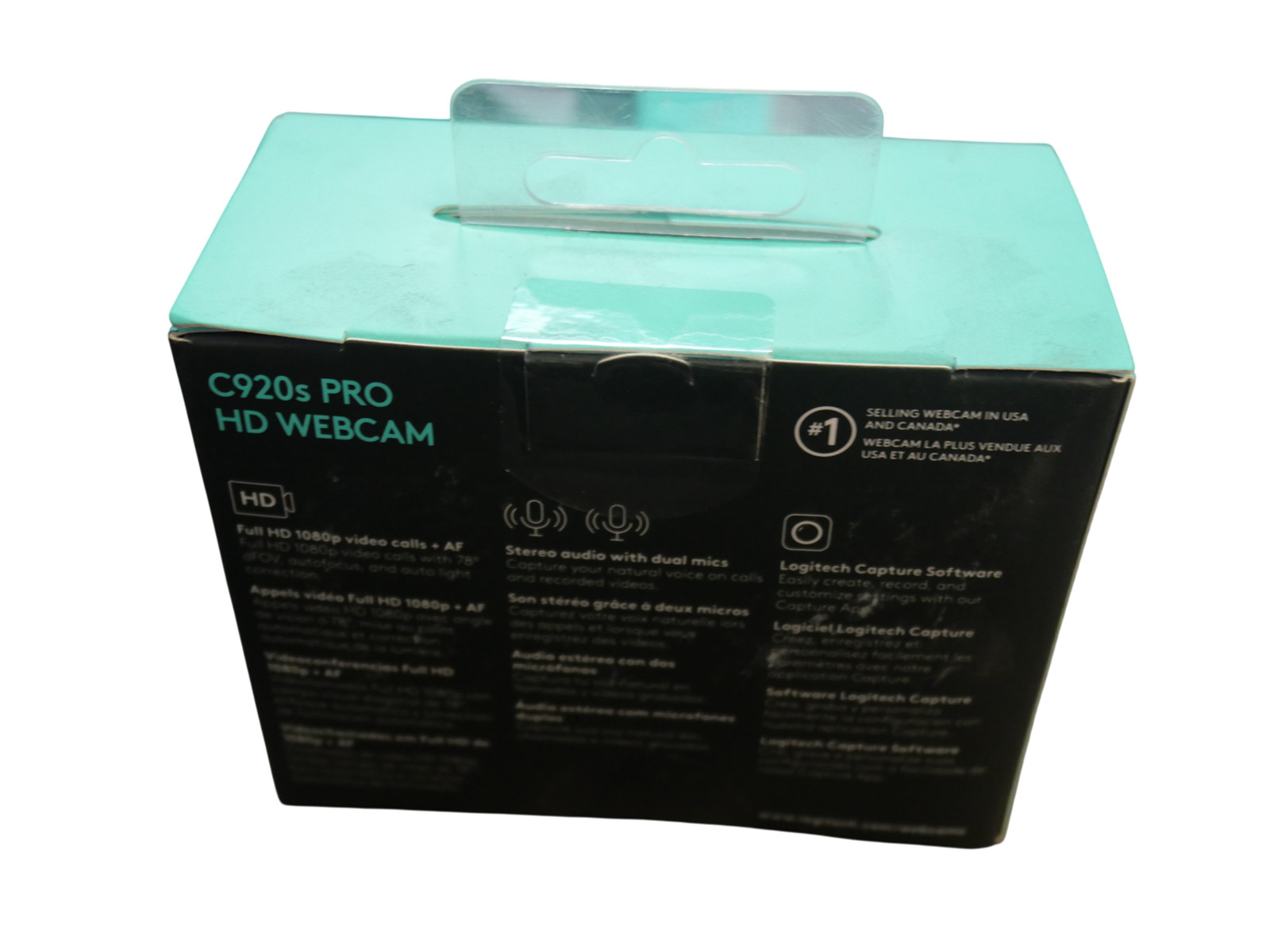 Logitech C920s Pro HD (1080p) Webcam - Open Box