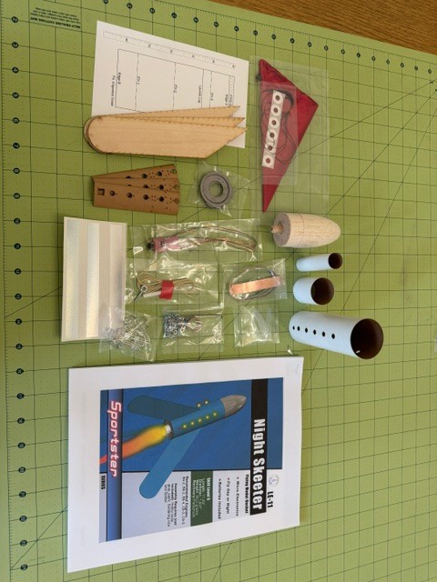 Leading Edge Rocketry, LLC Night Skeeter Model Rocket Kit Advanced