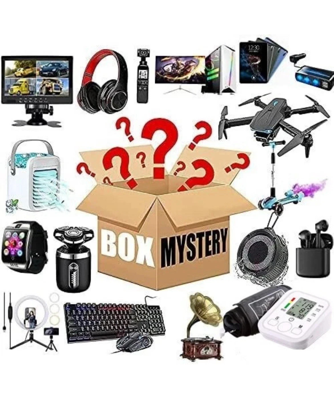 AMAZON Mystery Box General Merchandise Fun Liquidations Bundles Free Shipping