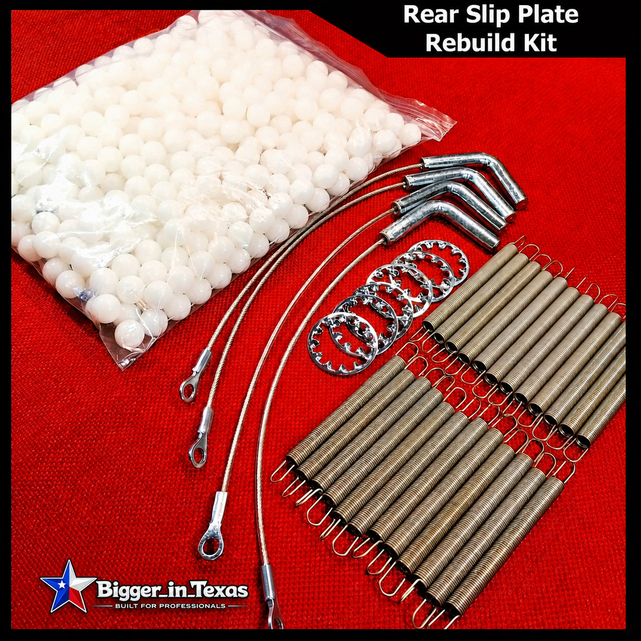 Rear Slip Plate Repair Kit Hunter L421 L424 Alignment Rack 3 Double Row Rings