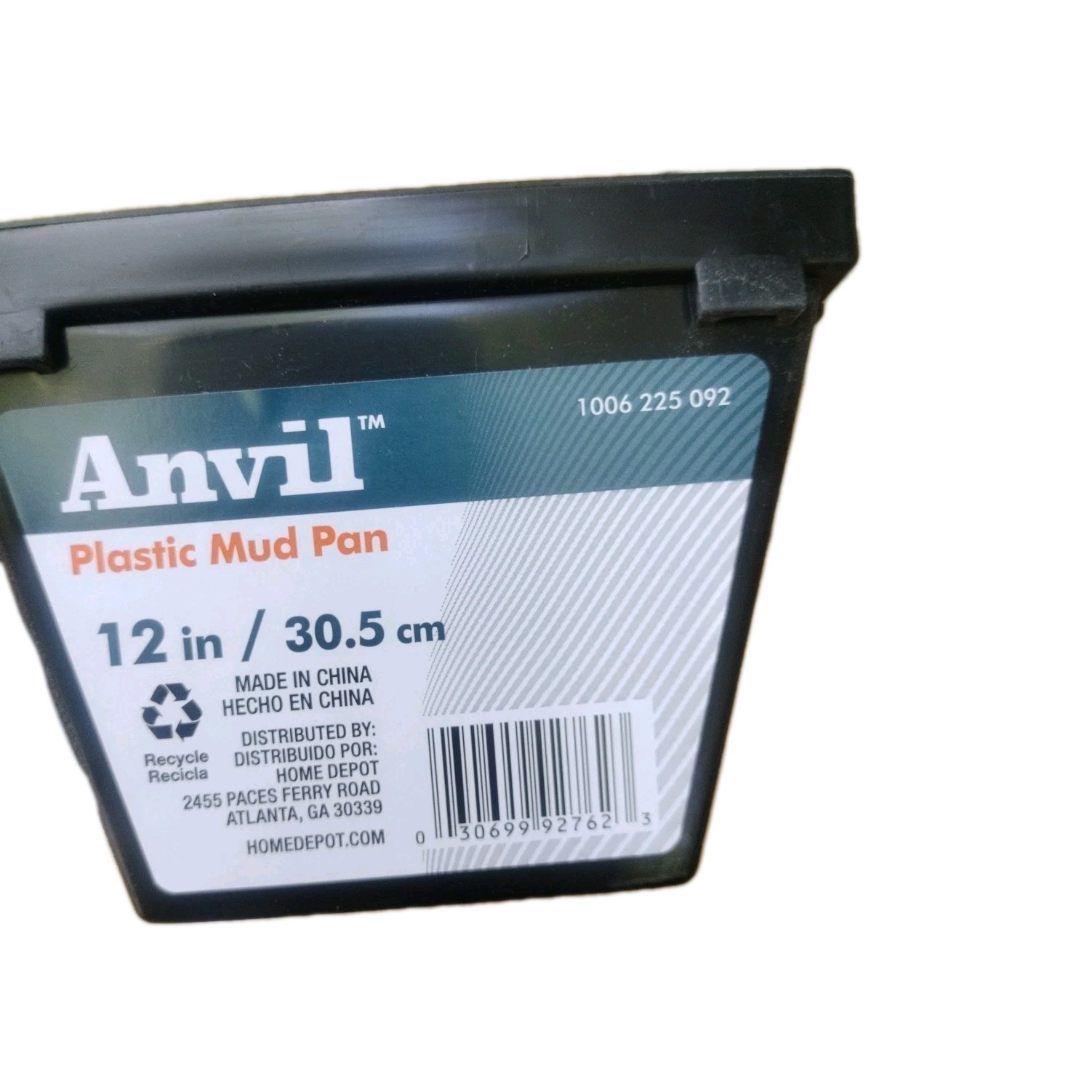 Anvil 12in Plastic Mud Pan. Qty - 8