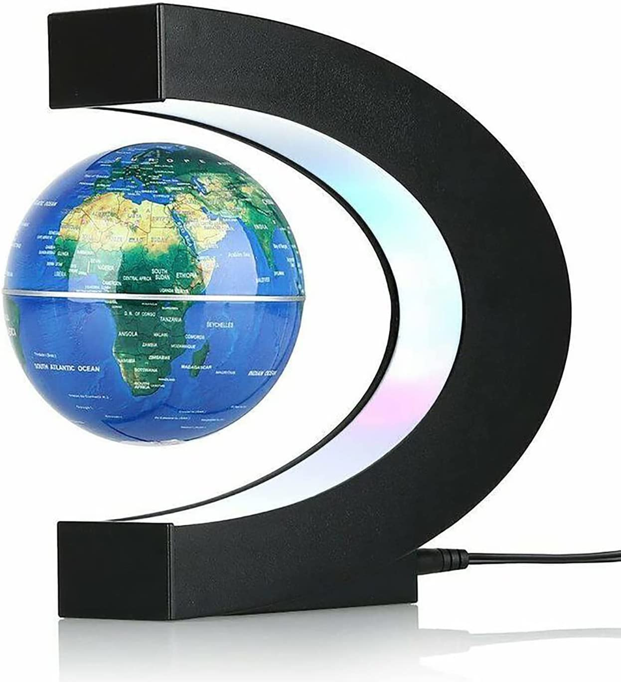 Magnetic Levitating Globe LED Floating World Map Light Gift for Men