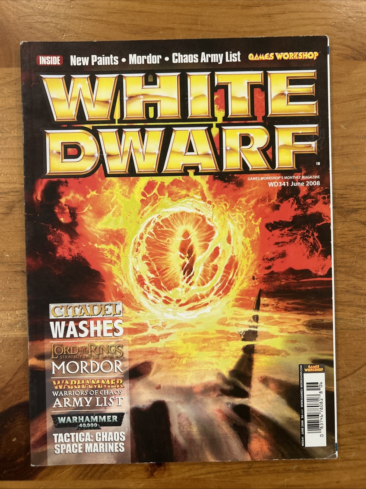 Games Workshop Warhammer White Dwarf Magazine #341 June 2008 Mordor
