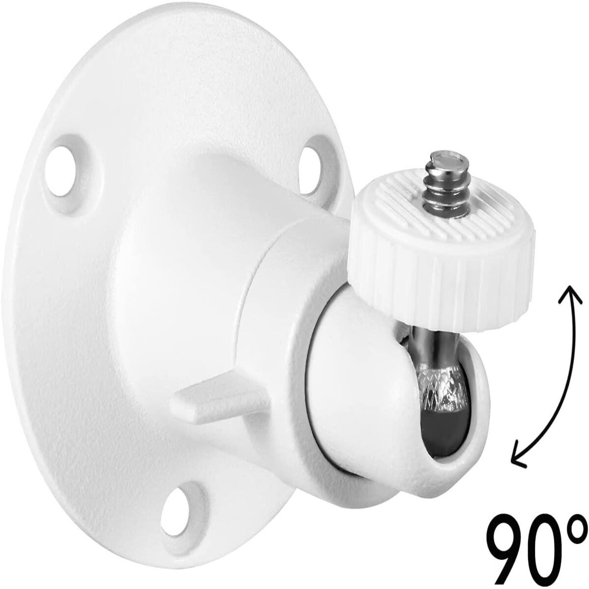 Security Camera Wall Mount Adjustable, Adjustable for Kitchen Home (White)
