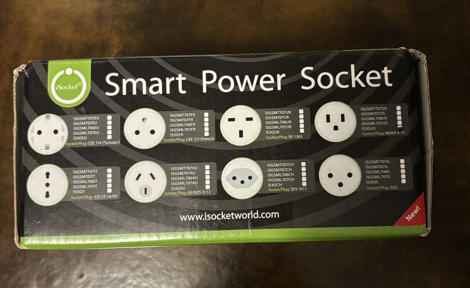 iSocket Smart Socket IS3GUS. Wireless, Mobile-Compatible, Rechargeable With Sim