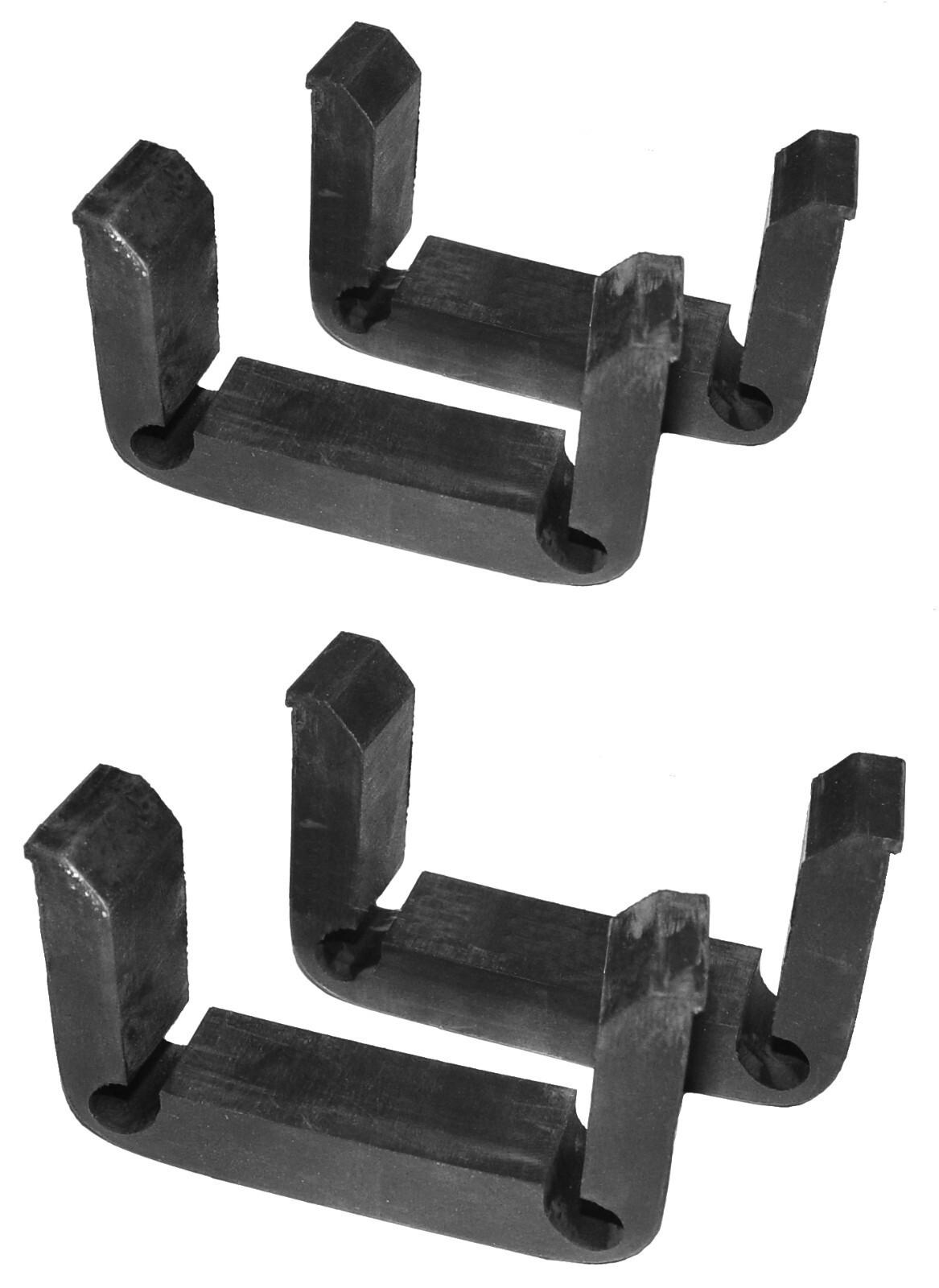 1963 1964 1965 1966 CHEVY TRUCK RADIATOR MOUNT PADS 6 CYL & V8 4PC 63-5000-U & L