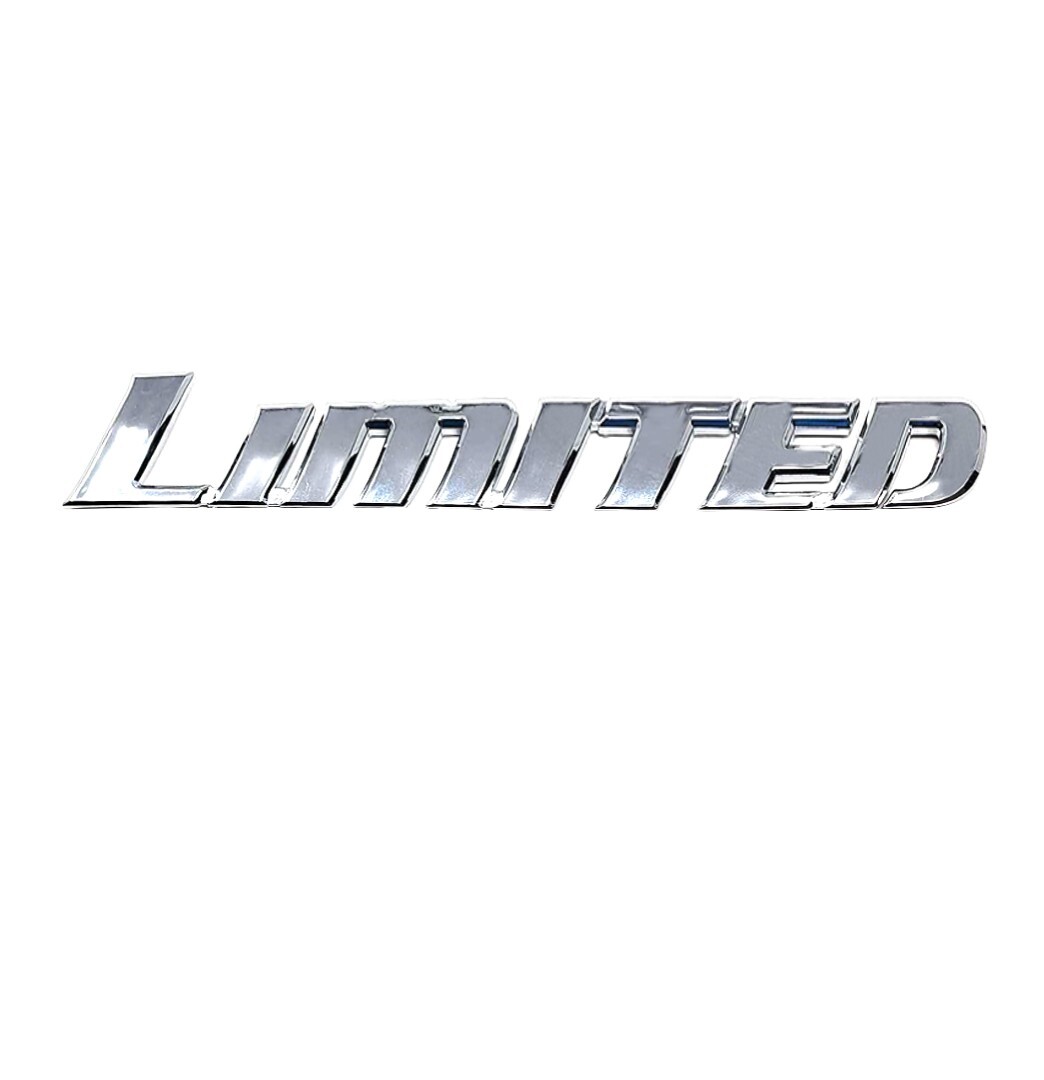 Emblem Limited 4Runner Sequoia Tacoma Tundra Rear Door Badge - Premium Adhesive