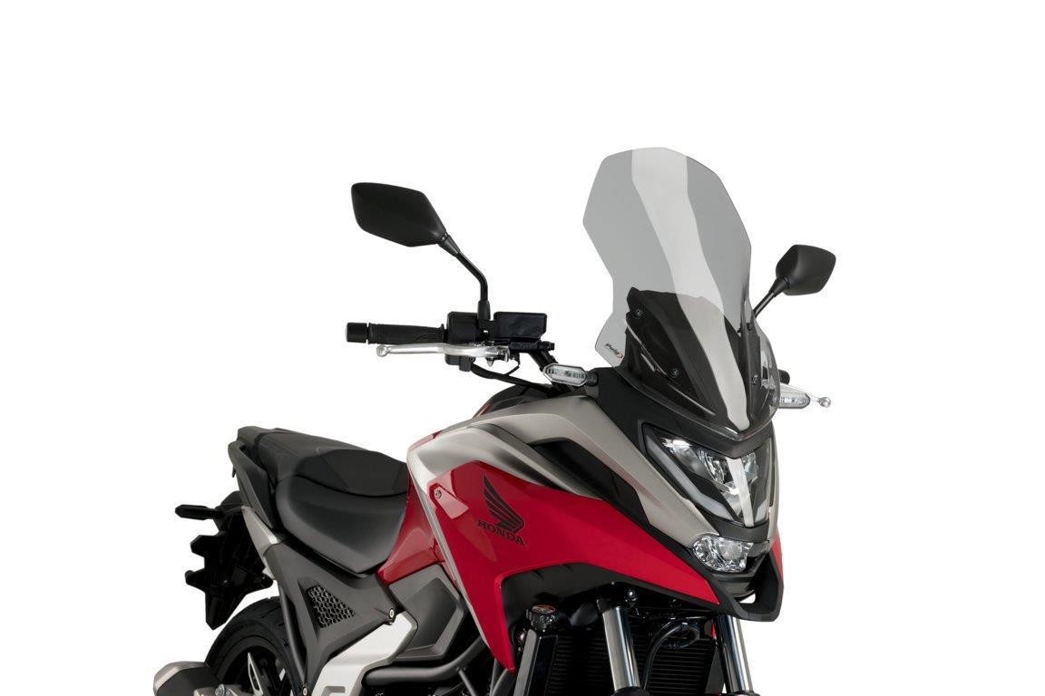 Puig Touring Screen Windshield Deflector Light Smoke Honda NC 750 X 2021 - 2024