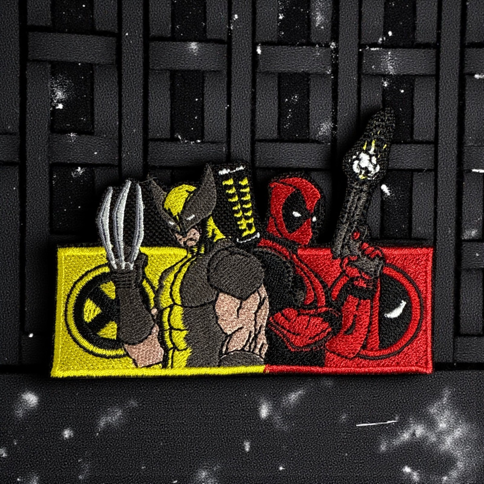 Deadpool & Wolverine Embroidery Patch 4" X 2.87
