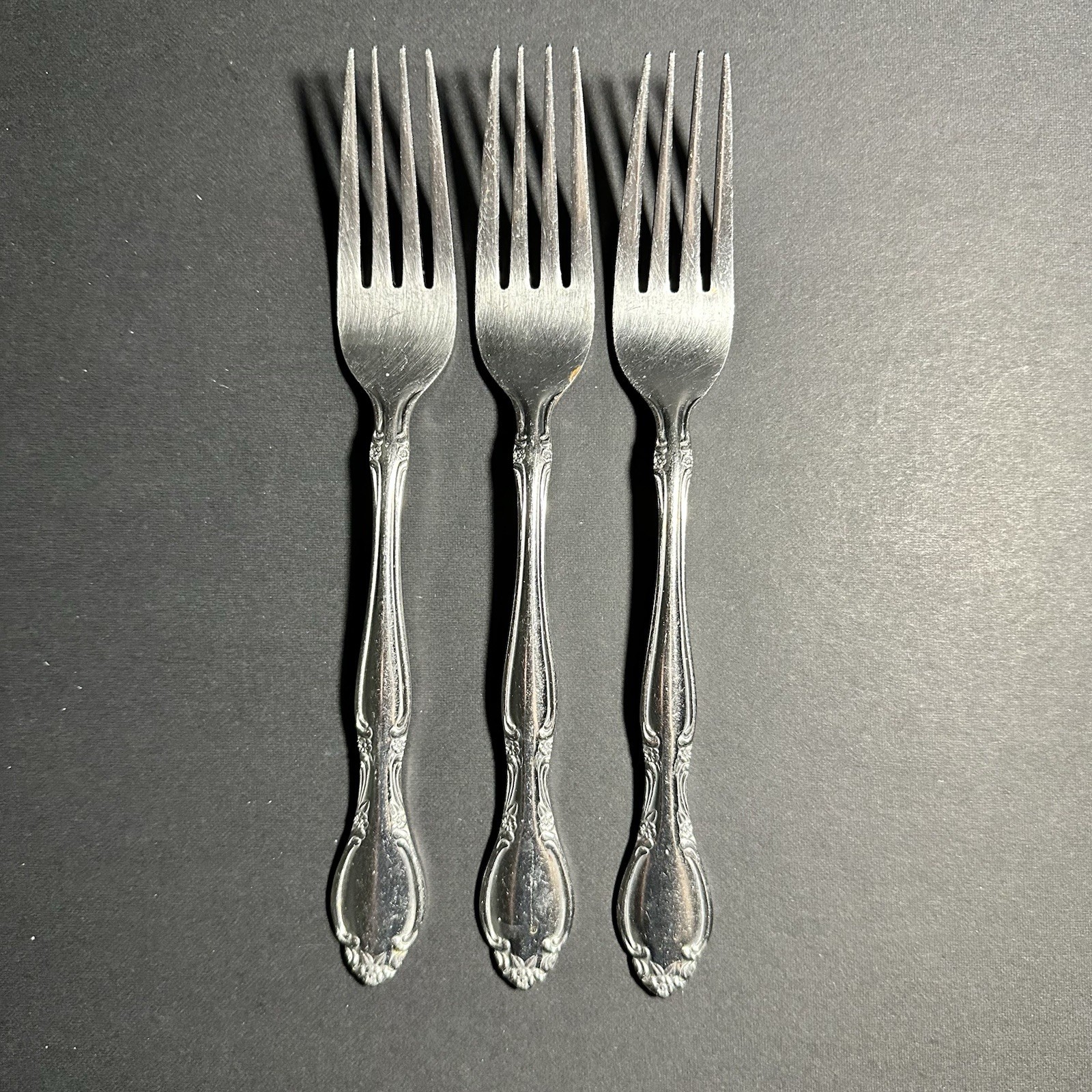 Vintage Imperial International Flatware Japan - 33 PCs Stainless! Floral Pattern
