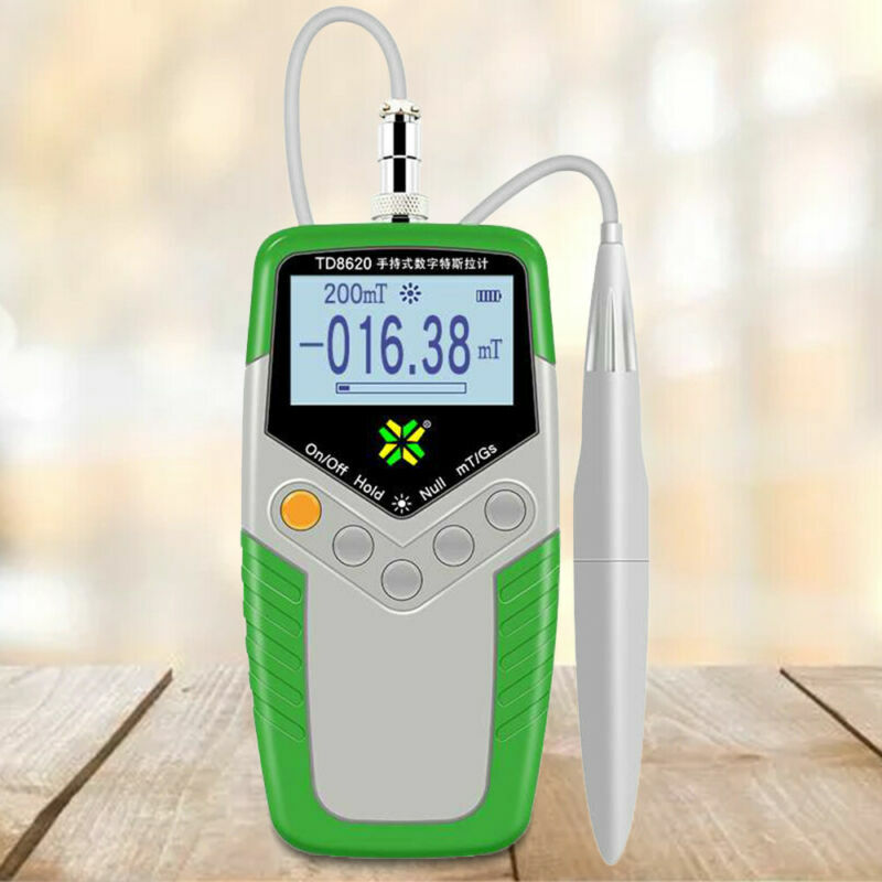 TD8620 Gauss Meter Handheld Tesla Meter Permanent Magnet Teslameter 5% Accuracy