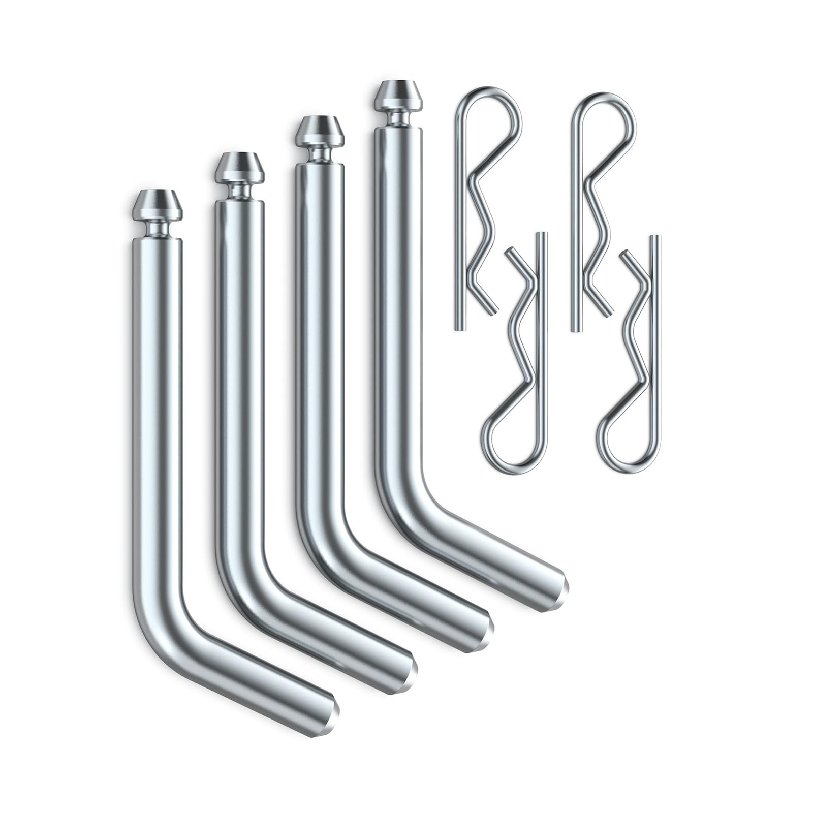 16902 5th Wheel Replacement Pins & Clips 0.5 inches x 5.73 inches, Silver