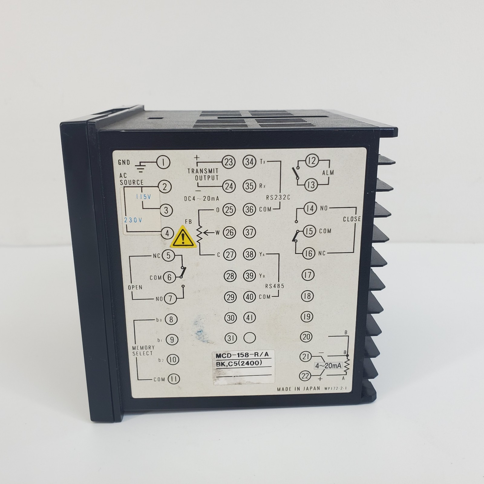 Shinko MCD-158-R/A Temperature Controller BK, C5(2400)