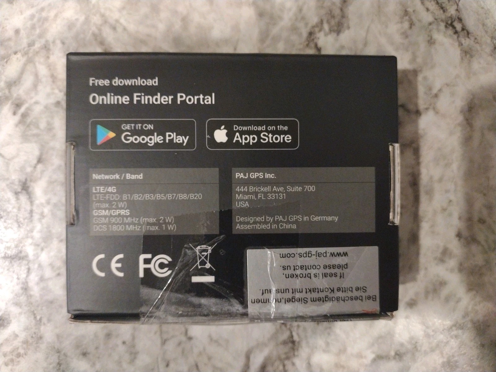 PAJ Car OBD Finder 4G 2.0 GPS Tracker – USA Version (Open Box)