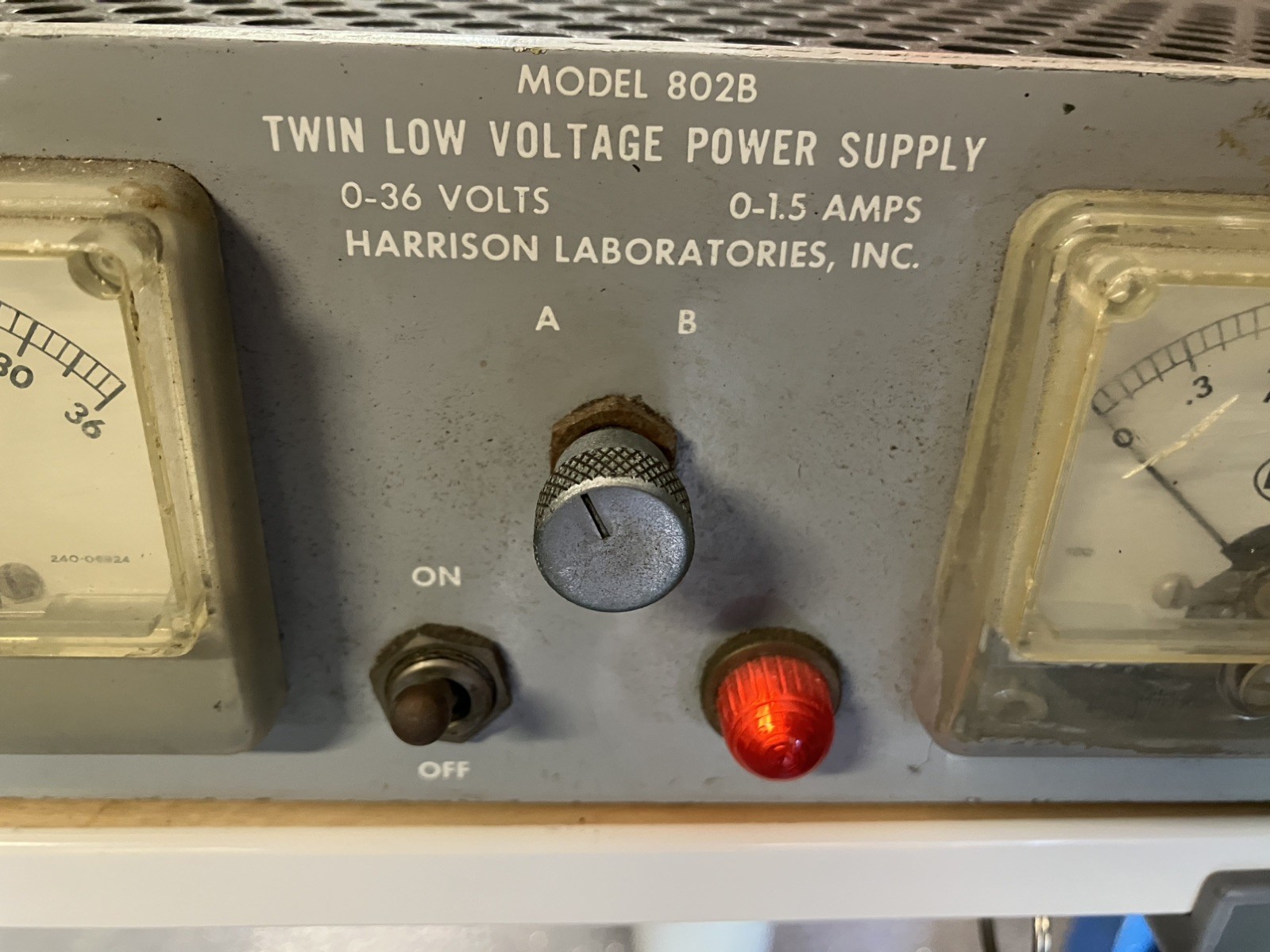 Harrison Laboratories 802B Twin Low Voltage Power Supply