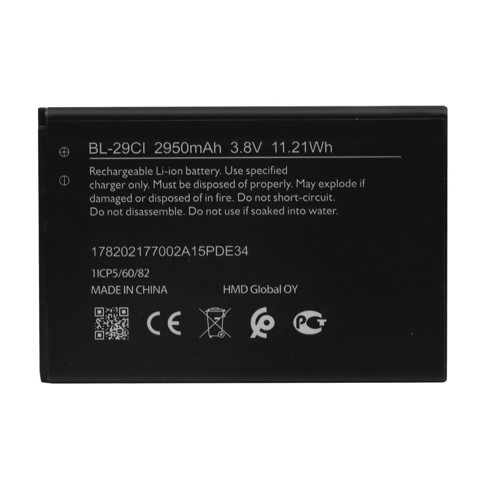 For Nokia C10 TA-1342 / C20 TA-1352 Replacement Battery BL-29CI 2950mAh