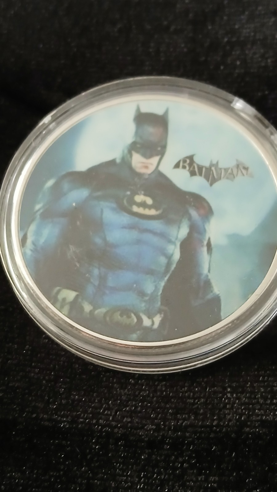 Set Of Silver Plated Batman Coins