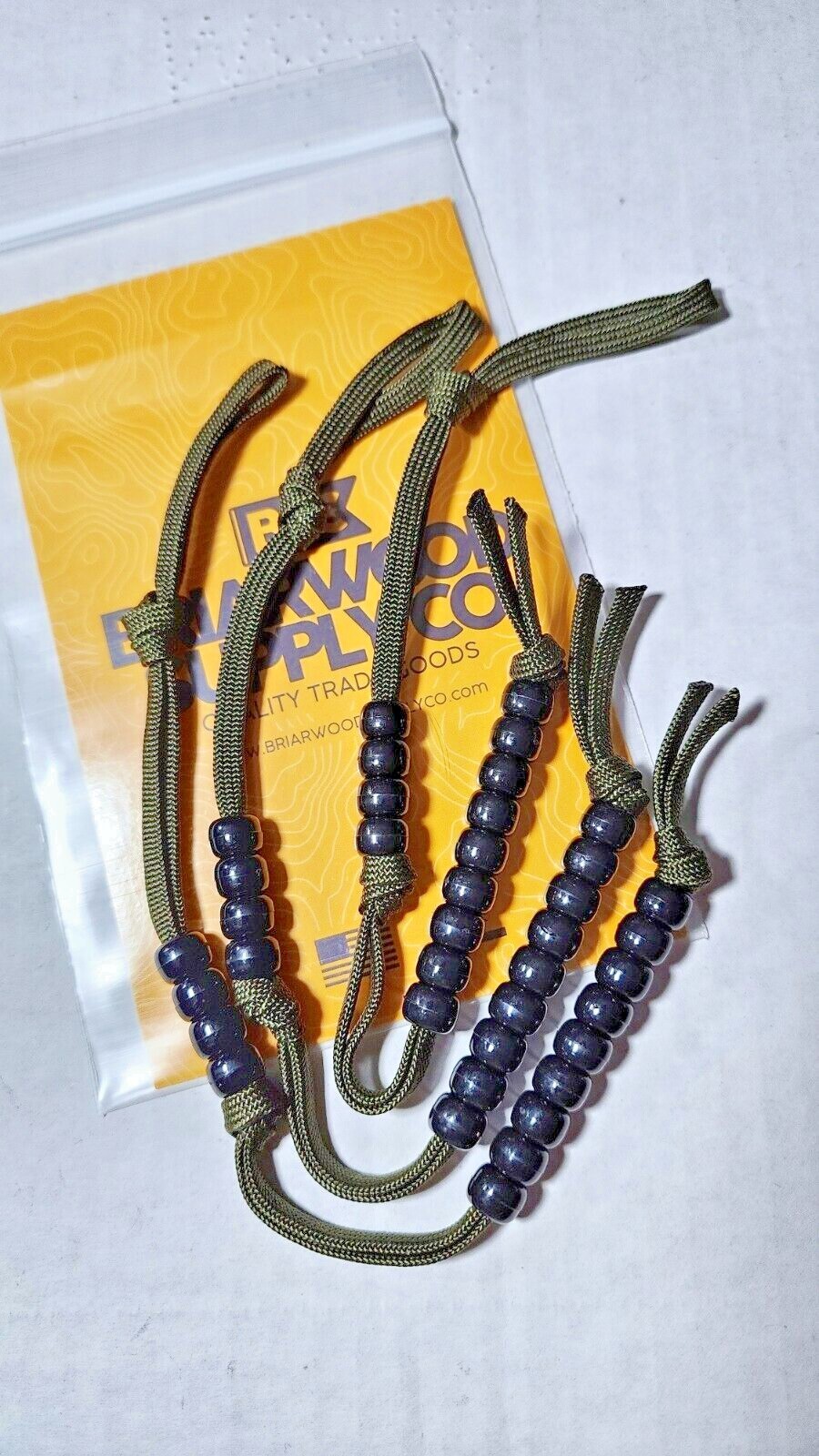 Ranger Paracord Pacecounter Beads - Set of Three (3) - Color Options