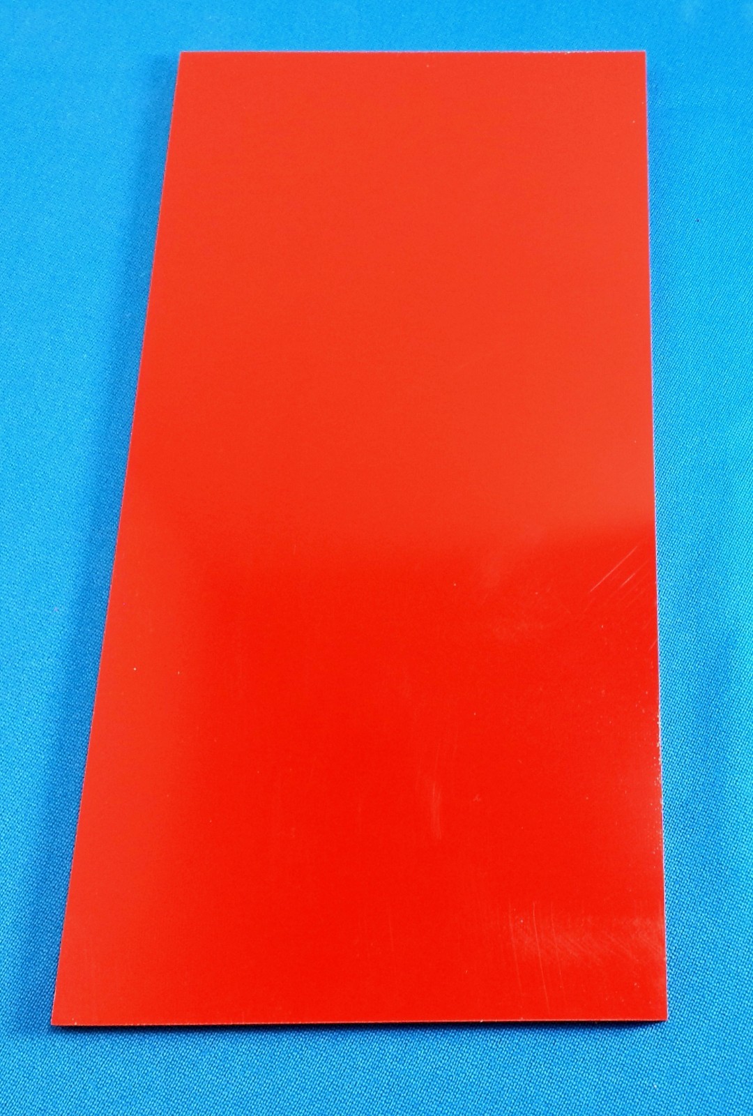 G10 RED  .018" x 6 x 12  (1)  KNIFE / GUN HANDLE SPACER / LINER MATERIAL