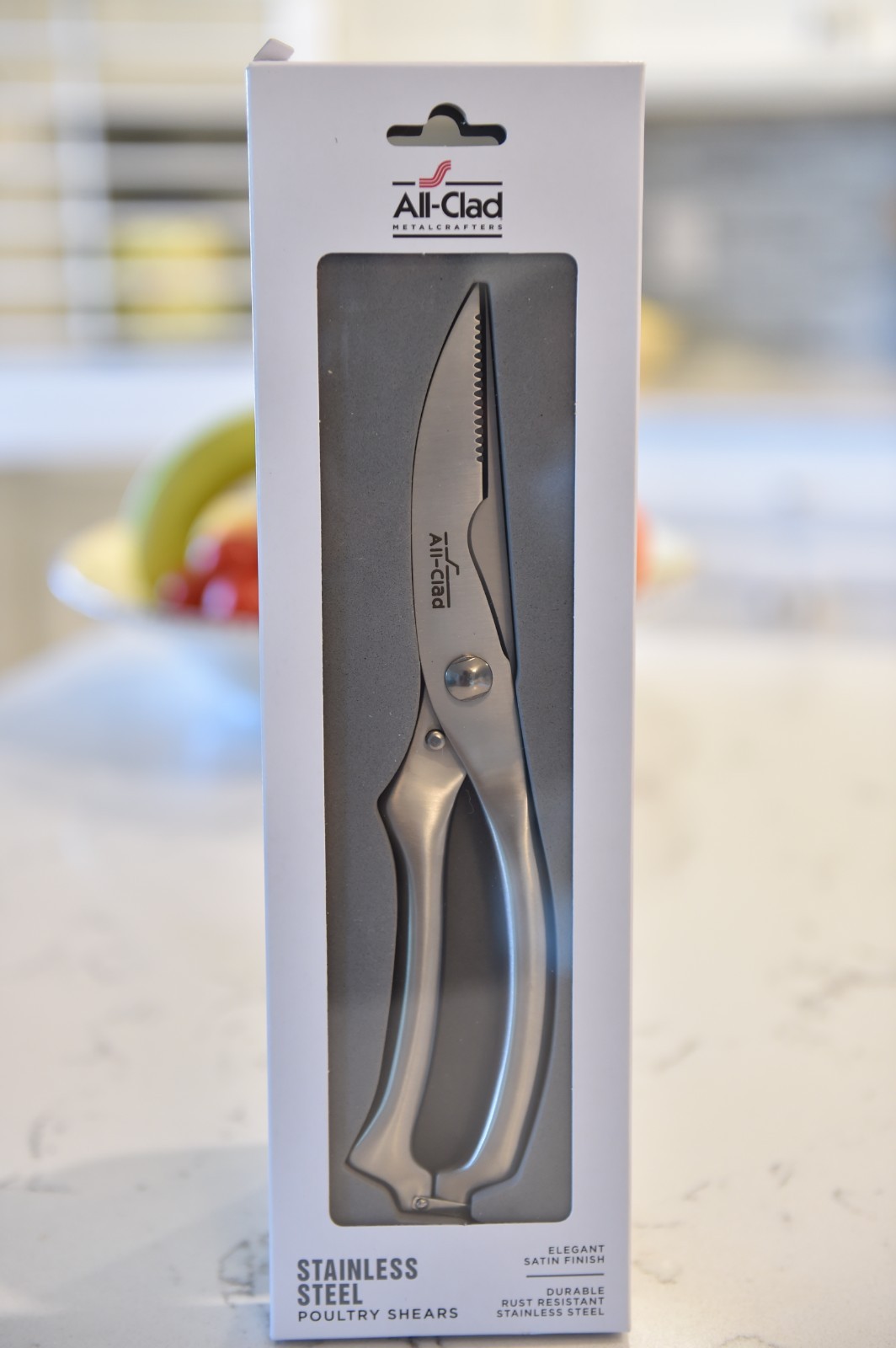 All Clad Brushed Stainless SteelPoultry Shears  SHARP  !!