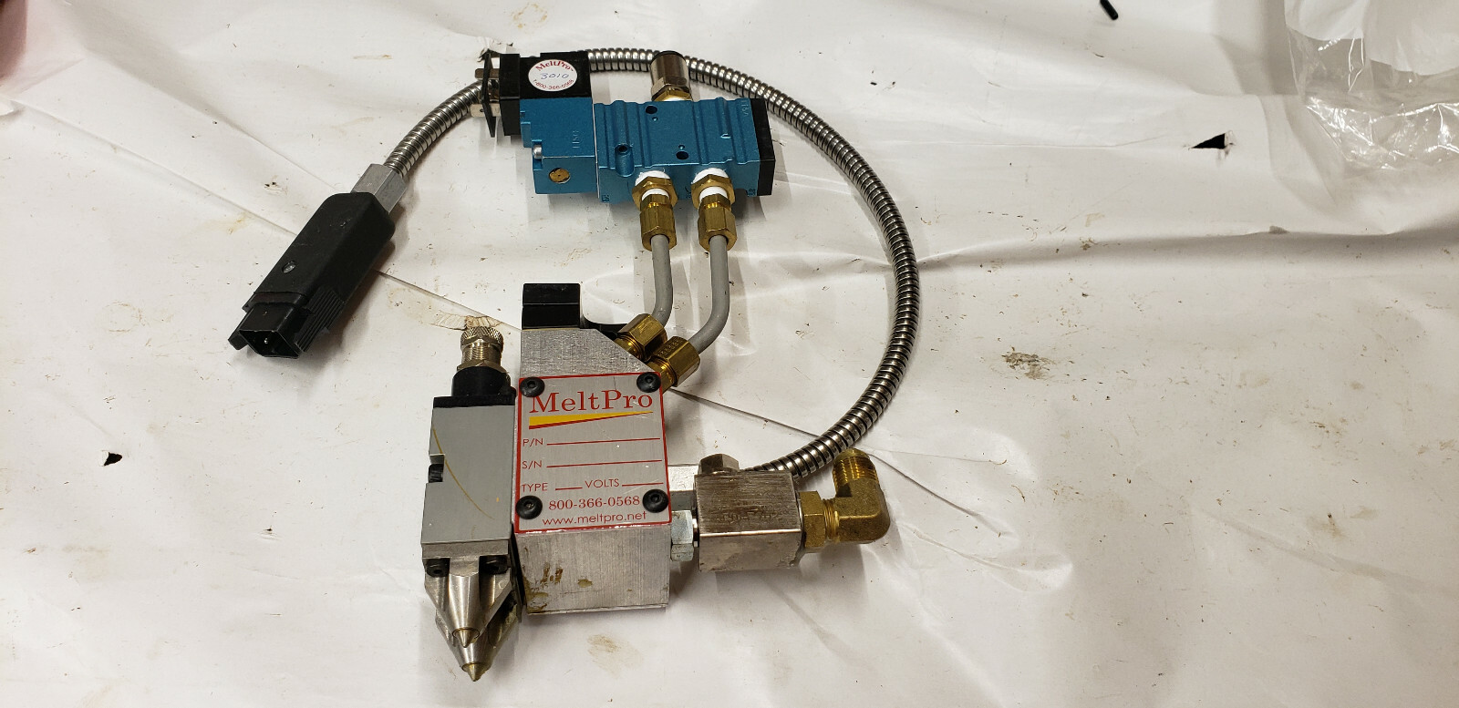 MeltPro HB89A22-N7H Adhesive Gun Configuration H.B. Fuller 24V129 Assembly NEW