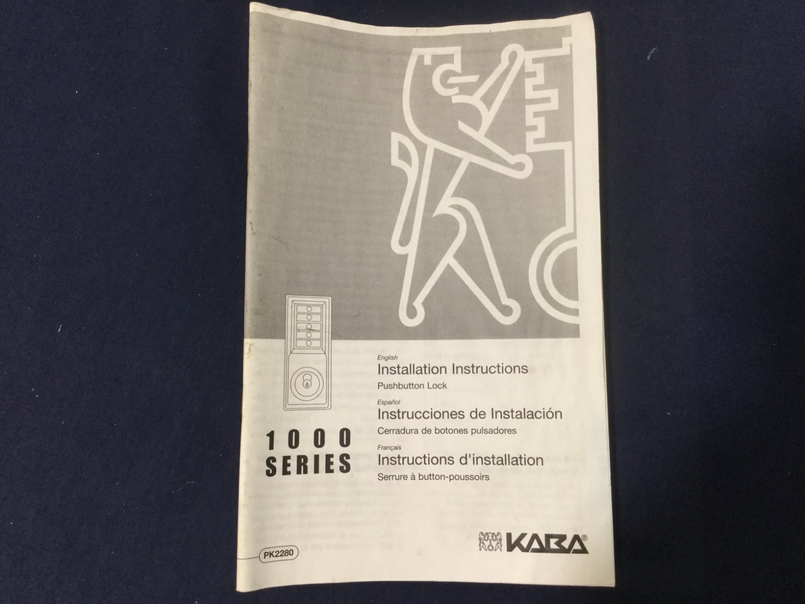 Kaba Simplex 1000 Series Pushbutton Lock Instruction Book