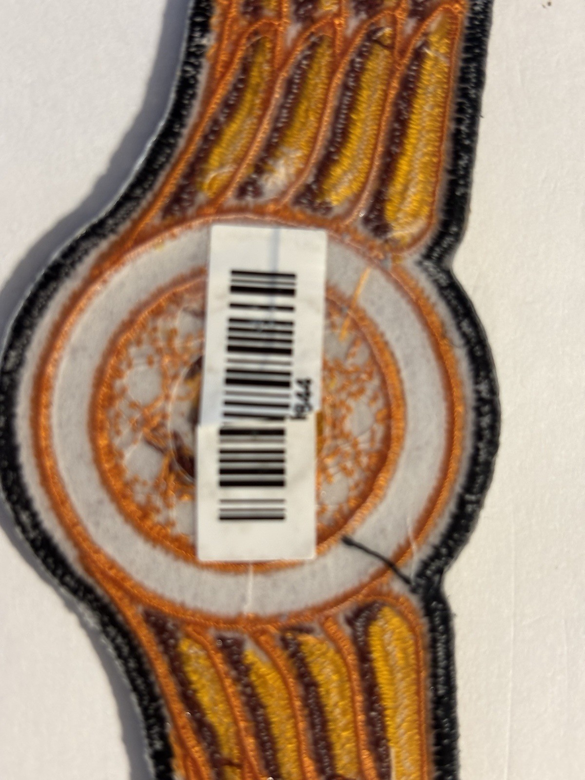 Gold - Department Wings & Wheel Motorcycle Patch