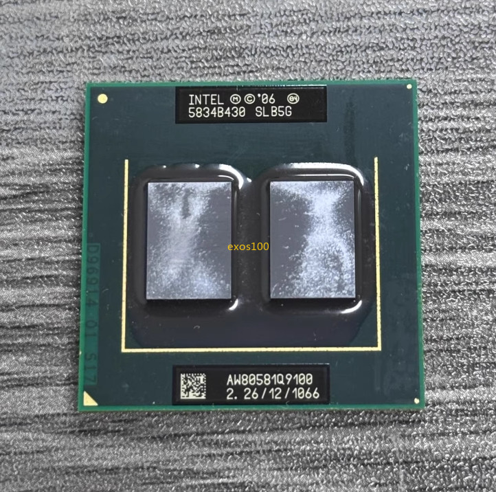 Intel Core 2 Quad Q9100 2.26GHz Quad core 12 MB 1066 MHz laptop CPU Prozessor