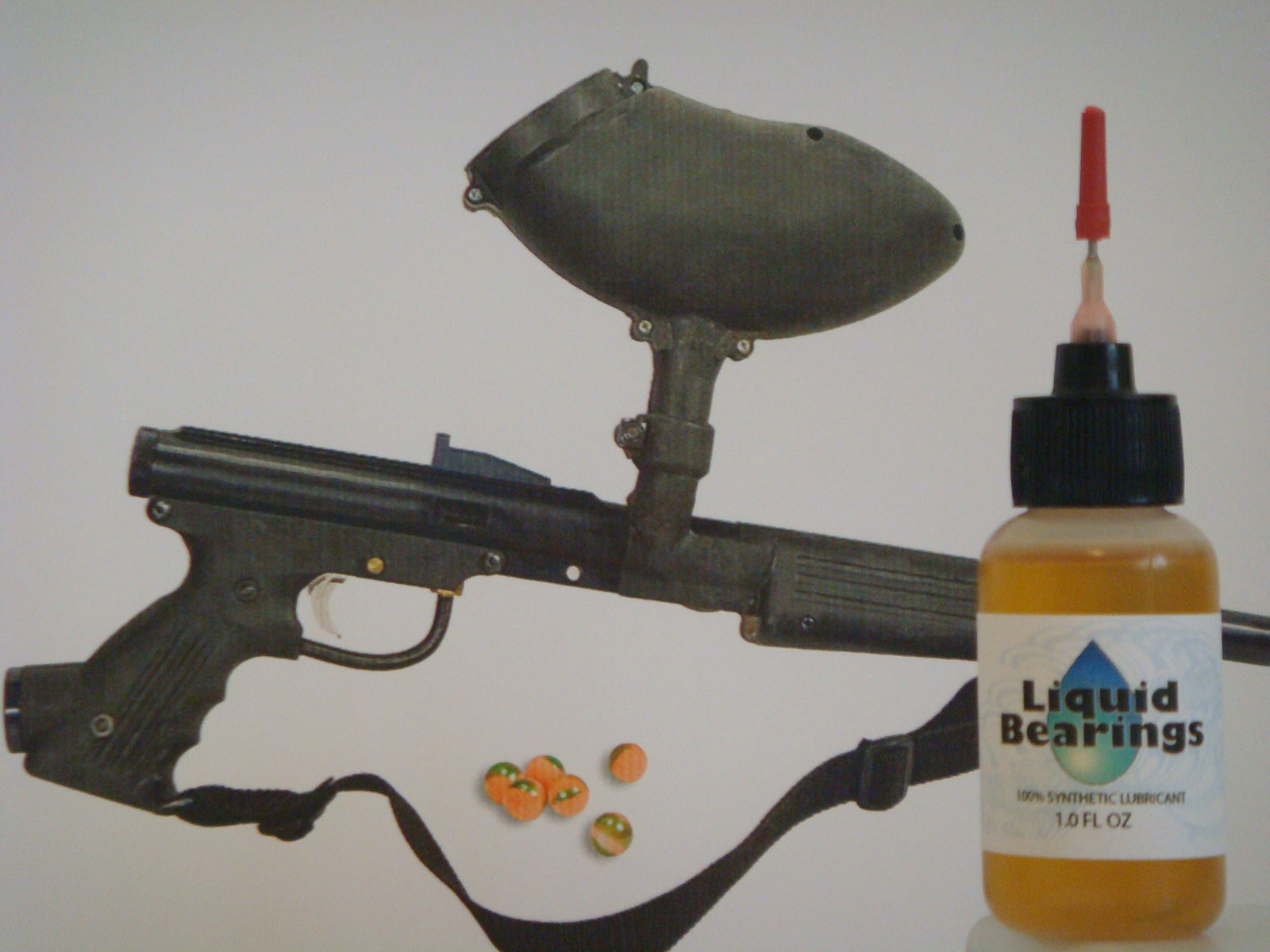 Liquid Bearings w/ XL needle, 100%-synthetic oil for Tippmann paintball guns!!