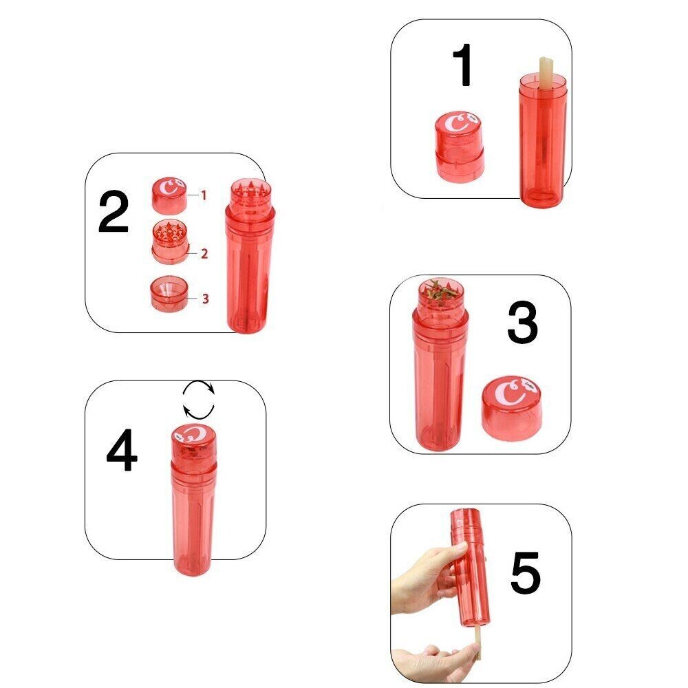 FLOWER TOWER GRINDER ROLLER PACK , PRE ROLL CONE FILLING & STORAGE MACHINE 16pcs